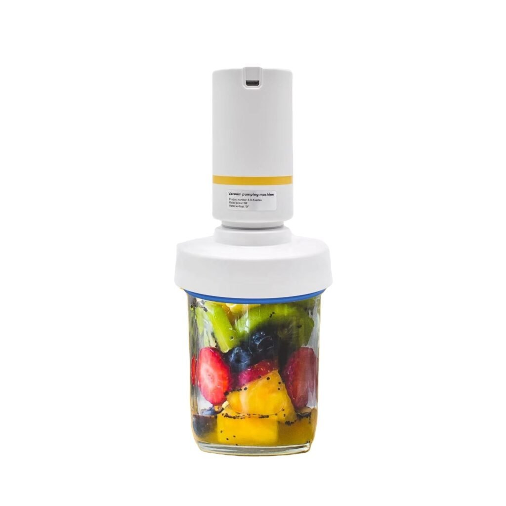 Mason Jar Vacuum Sealer, 60kPa, 1200mAh, 3W (VS-11H)